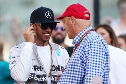 Lewis Hamilton, Mercedes AMG F1 Team y Niki Lauda