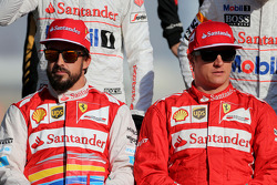 Fernando Alonso, Scuderia Ferrari ; Kimi Raikkonen, Scuderia Ferrari
