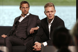 Jenson Button et Kevin Magnussen, McLaren Honda