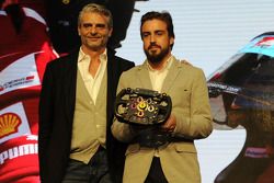 Maurizio Arrivabene and Fernando Alonso