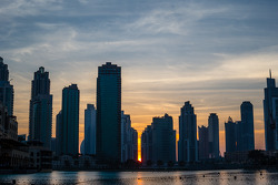 Coucher de soleil sur Dubai