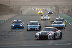 #23 Nissan GT Academy Team RJN Nissan GTR GT3: Florian Strauss, Ricardo Sanchez, Ahmed Bin Khanen, Nick Hammann, Gaetan Paletou