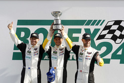 Podio de GTLM : winners Jan Magnussen, Antonio Garcia, Ryan Briscoe