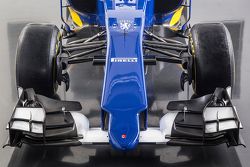 Detail of the new Sauber C34-Ferrari