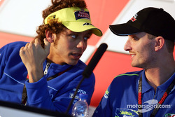 Conferencia de prensa de Valentino Rossi y Colin Edwards