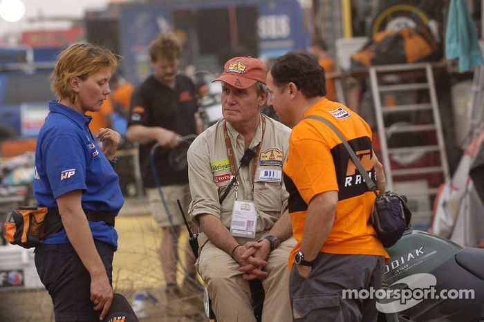 KTM's Claudia Patuzzi, Patrick Zaniroli and Jordi Arcarons