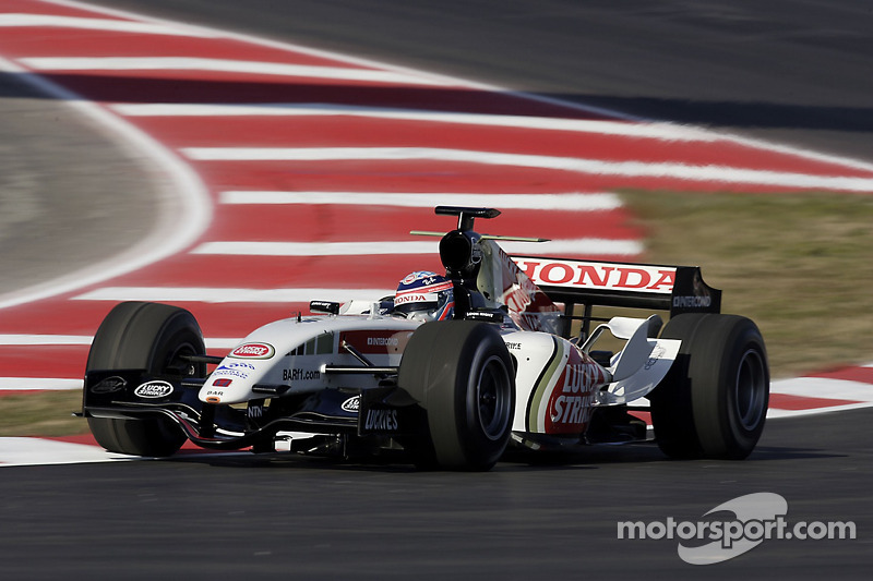 Takuma Sato testing new BAR Honda 007