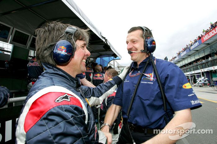 Guenther Steiner celebra