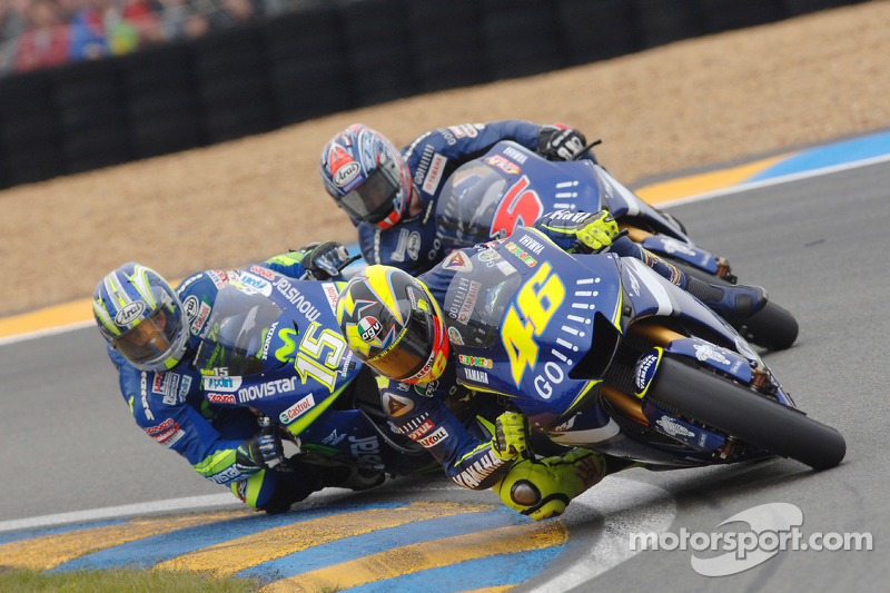 2005 : 1. Valentino Rossi, 2. Sete Gibernau, 3. Colin Edwards