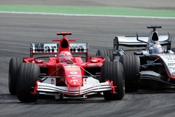 Michael Schumacher et Juan Pablo Montoya