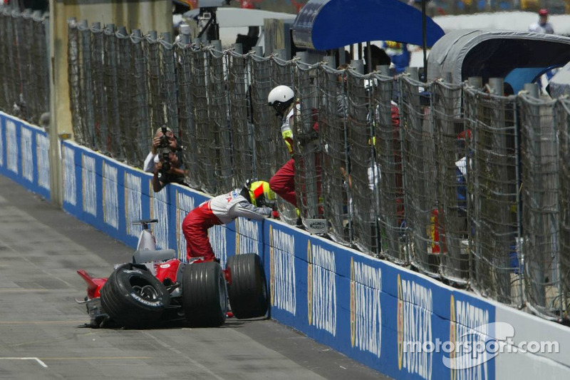 L'accident de Ralf Schumacher