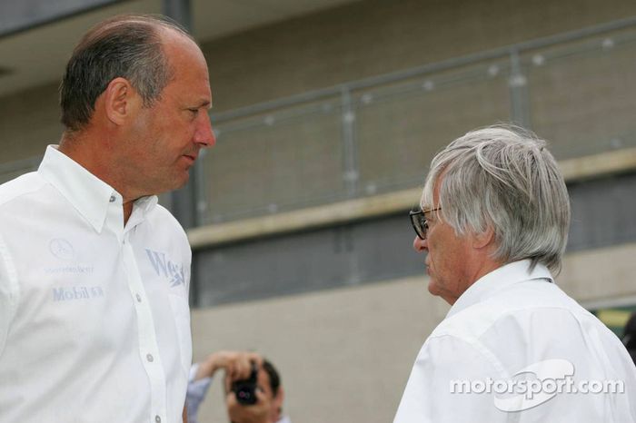Ron Dennis y Bernie Ecclestone