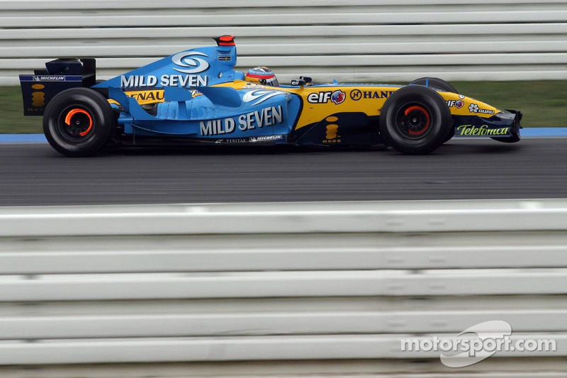 2005 - Hockenheim: Fernando Alonso, Renault R25
