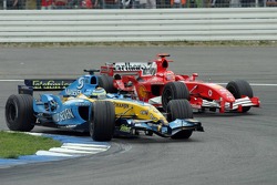 Giancarlo Fisichella ve Michael Schumacher