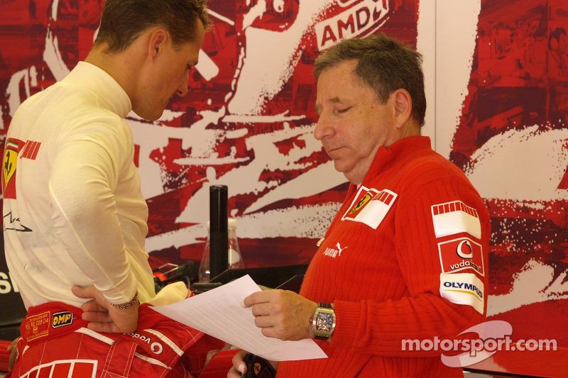 Michael Schumacher y Jean Todt