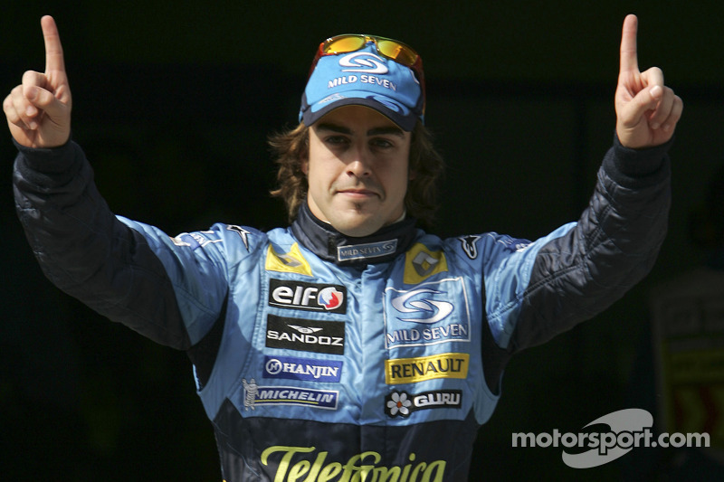 Le poleman Fernando Alonso