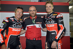 Troy Bayliss y Chaz Davies, Ducati Corse