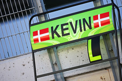 Pitbord voor Kevin Magnussen, McLaren test- en reservecoureur