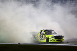 Race winner Matt Crafton, ThorSport Racing Toyota celebrates
