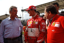 Piero Ferrari, Michael Schumacher ve Jean Todt