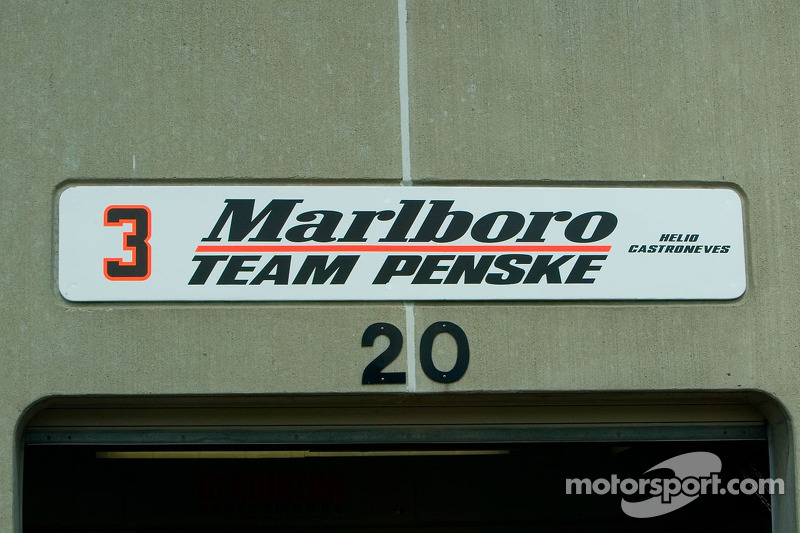 Le garage de Helio Castroneves