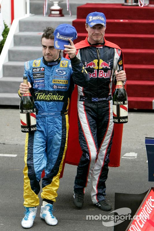 Fernando Alonso y David Coulthard