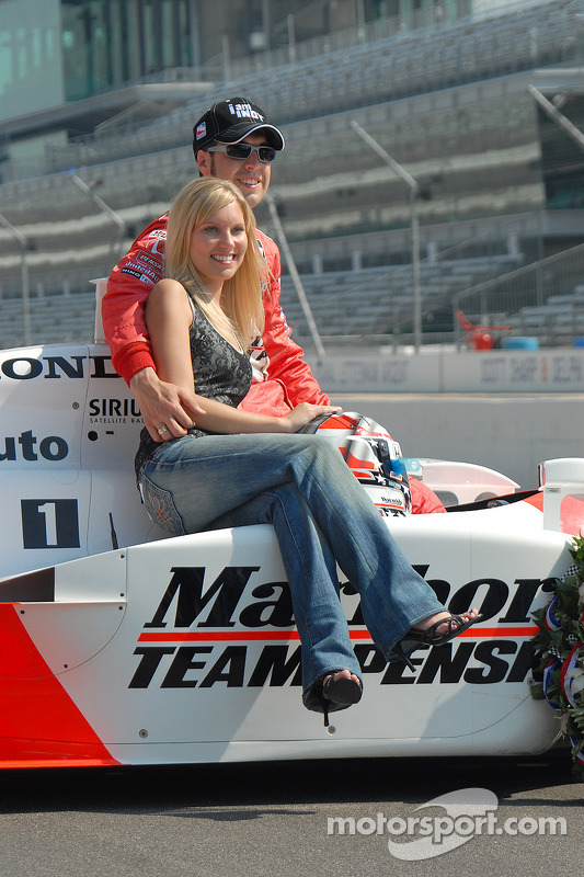 Sam Hornish jr. Avec sa femme Crystal
