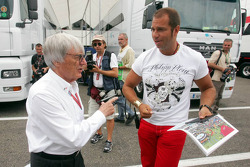 Bernie Ecclestone und Kai Ebel