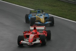 Michael Schumacher ve Giancarlo Fisichella