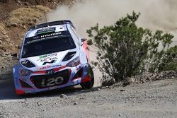 Hayden Paddon et John Kennard, Hyundai i20 WRC, Hyundai Motorsport
