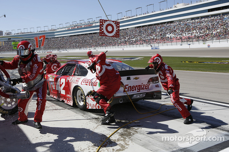 Boxenstopp eines NASCAR-Teams