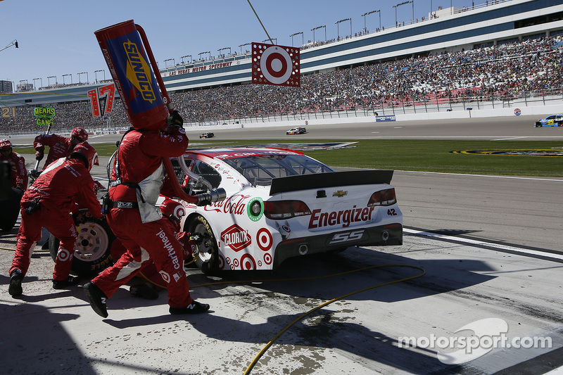 Boxenstopp eines NASCAR-Teams