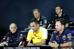 Cyril Abiteboul, Renault Sport F1 en Christian Horner, Red Bull Racing, Sporting Director