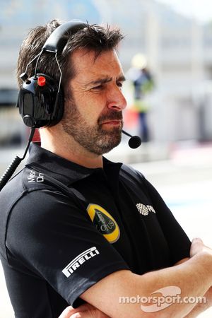 Greg Baker, jefe de mecánicos del Lotus F1 Team
