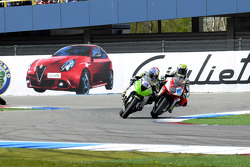 Kenan Sofuoglu, Puccetti Racing Kawasaki, et Jules Cluzel, MV Agusta