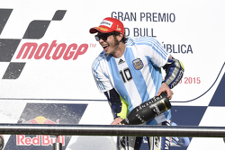Podium: Valentino Rossi, Yamaha Factory Racing