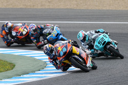 Miguel Oliveira, Red Bull KTM Ajo, Danny Kent, Leopard Racing, Fabio Quartararo, Estrella Galicia 0,0 et Brad Binder, Red Bull KTM Ajo