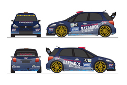 Ливрея Suzuki SX4 WRC Тони Гардемайстера. Ралли Барбадос 2015