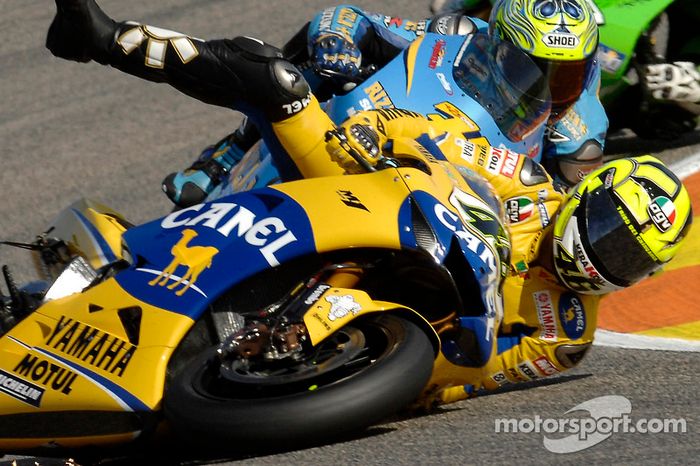 Caída de Valentino Rossi