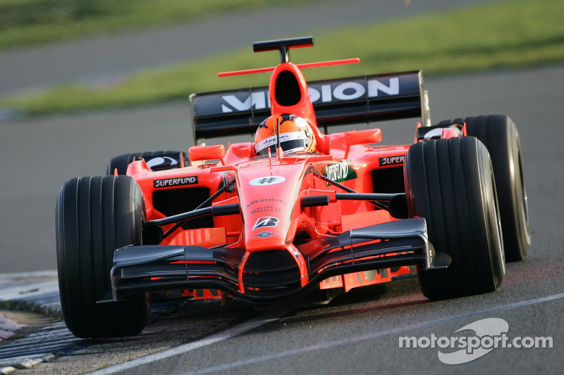 Christijan Albers teste la Spyker-Ferrari F8-VII de 2007