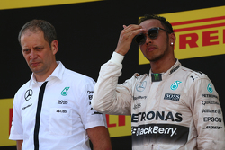 Segundo lugar, Lewis Hamilton, Mercedes AMG F1