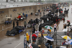 La pluie sur l'Indianapolis Motor Speedway