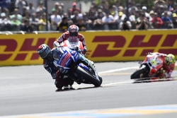 Jorge Lorenzo, Yamaha Factory Racing, con Andrea Dovizioso y Andrea Iannone, Ducati Team