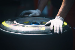 Un neumático de Pirelli