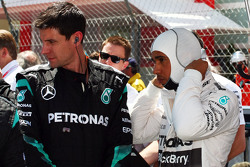 Lewis Hamilton, Mercedes AMG F1 sur la grille