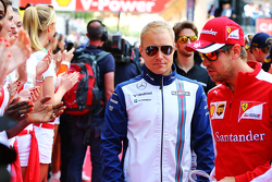Valtteri Bottas, Williams lors de la parade des pilotes