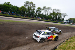 Petter Solberg, SDRX Citroën DS3 et Mattias Ekström, EKSRX Audi S1 quattro