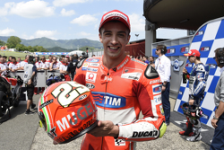 Le poleman Andrea Iannone, Ducati Team