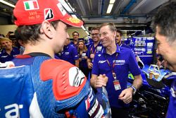 El ganador, Jorge Lorenzo y Lin Jarvis, Yamaha Factory Racing