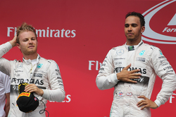 Lewis Hamilton, Mercedes AMG F1 Team y Nico Rosberg, Mercedes AMG F1 Team
